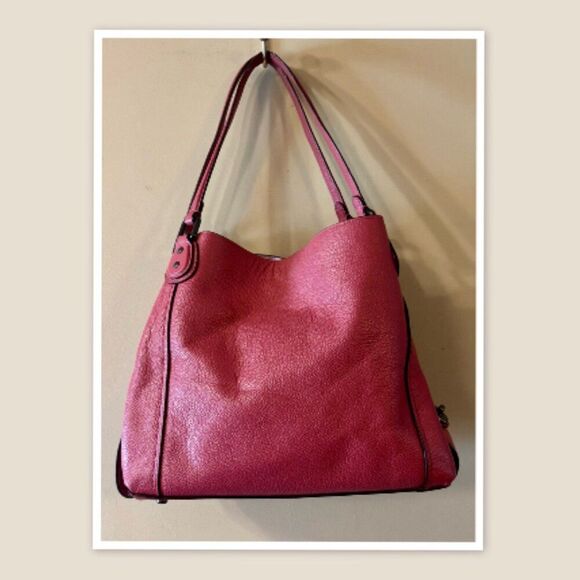 Coach Edie 31 Shoulder Leather Purse - Picture 2 of 11